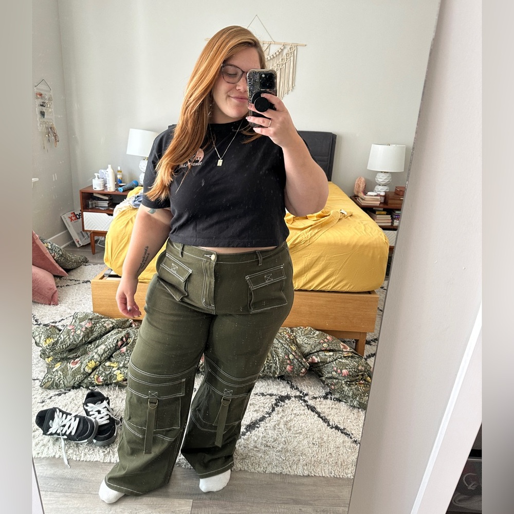 Green Cargo Pants